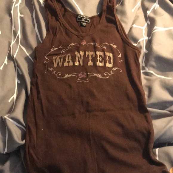 Wanted Tank Top - Picture 1 of 1